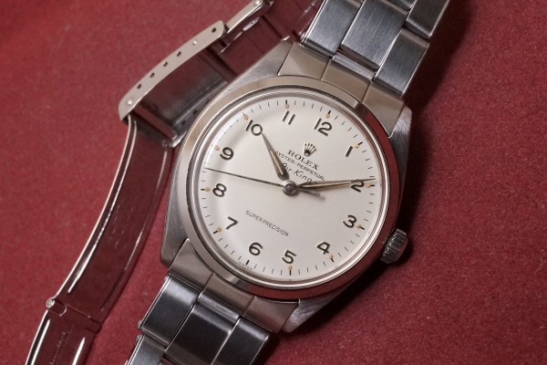 ロレックス Air-King Ref-5500 All Arabic Cream Dial（RO-289／1962年)の詳細写真3枚目