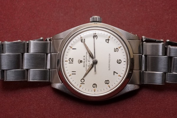 ロレックス Air-King Ref-5500 All Arabic Cream Dial（RO-289／1962年)の詳細写真4枚目
