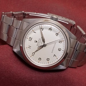 ロレックス Air-King Ref-5500 All Arabic Cream Dial