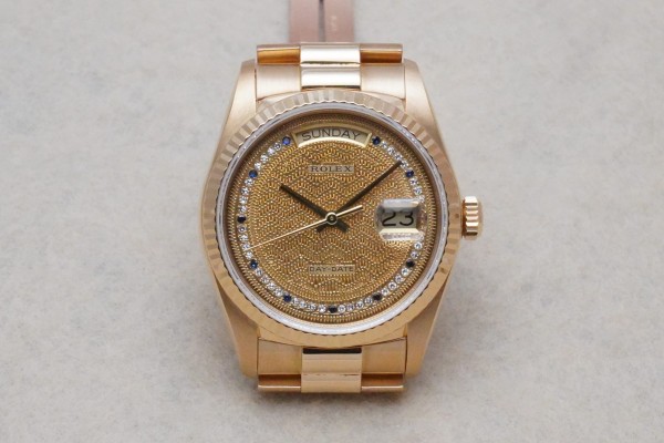 ロレックス デイデイト Ref-18038 MISSONI DIAL GUARANTEE（RD-130／1985年)の詳細写真2枚目