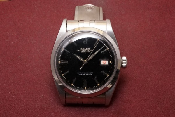 ロレックス デイトジャスト Ref-6604 Black Gilt  Dial（RO-293／1959年)の詳細写真2枚目