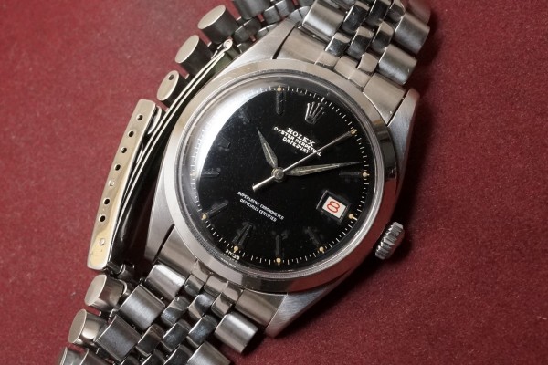 ロレックス デイトジャスト Ref-6604 Black Gilt  Dial（RO-293／1959年)の詳細写真3枚目