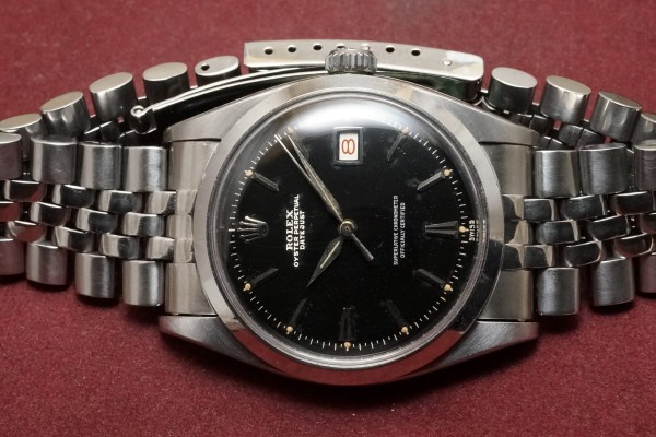 ロレックス デイトジャスト Ref-6604 Black Gilt  Dial（RO-293／1959年)の詳細写真4枚目