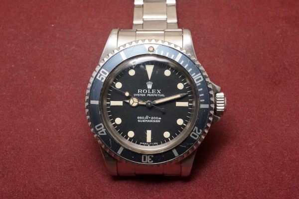 ロレックス サブマリーナ Ref-5513 Feetfirst Dial Guarantee & Box, etc.（RS-311／1970年)の詳細写真2枚目