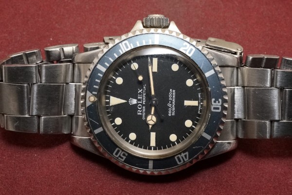 ロレックス サブマリーナ Ref-5513 Feetfirst Dial Guarantee & Box, etc.（RS-311／1970年)の詳細写真4枚目