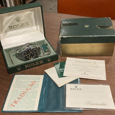 ロレックス サブマリーナ Ref-5513 Feetfirst Dial Guarantee & Box, etc.（RS-311／1970年)の詳細写真11枚目