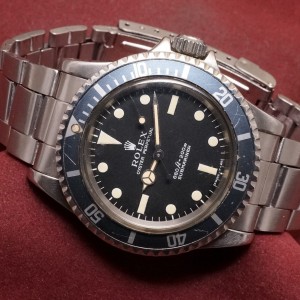 ロレックス サブマリーナ Ref-5513 Feetfirst Dial Guarantee & Box, etc.