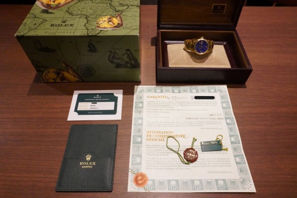 ロレックス デイトジャスト Ref-16238 LAPIS 2BR DIAL Ser-S GUARANTEE&BOX（RD-131／1994年)の詳細写真11枚目