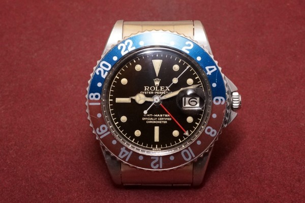 ロレックス GMTマスター Ref-1675 OCC Chapterring Tropical Gilt/Gross Dial（RS-114／1960年)の詳細写真2枚目