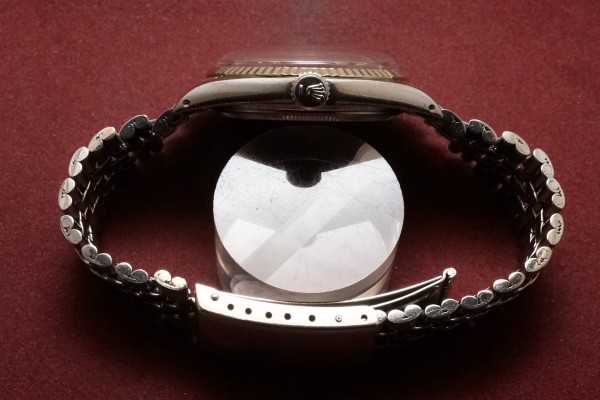 ロレックス デイトジャスト Ref-1601 Black Confetti Dial（RO-299／1970年)の詳細写真5枚目