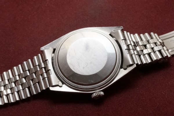 ロレックス デイトジャスト Ref-1601 Black Confetti Dial（RO-299／1970年)の詳細写真6枚目