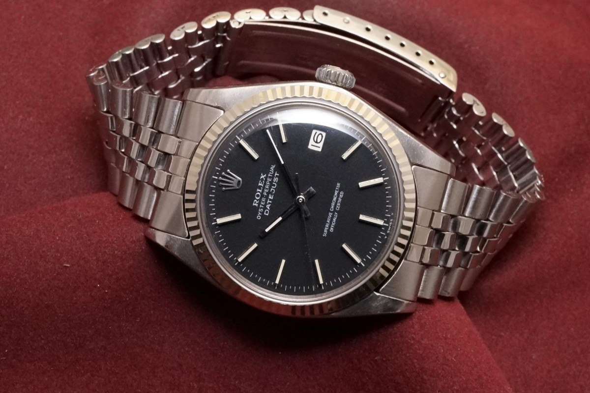 ロレックス デイトジャスト Ref-1601 Black Confetti Dial(RO-299/1970年)