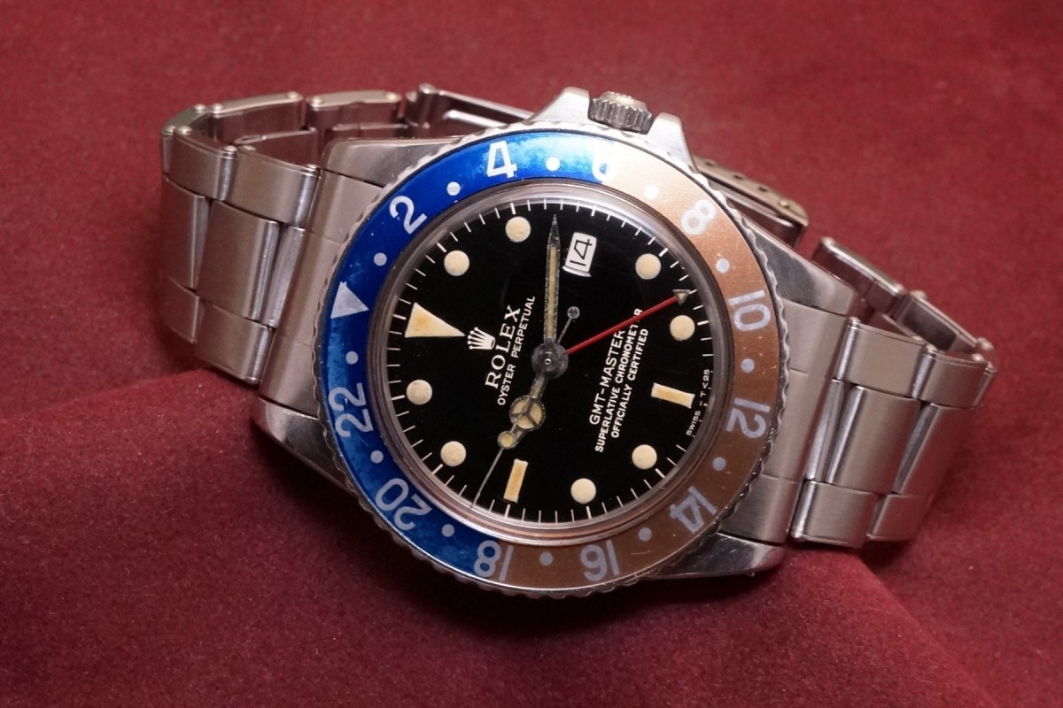 ロレックス GMTマスター Ref-1675 Gilt/Gloss Dial(RS-315/1966年)