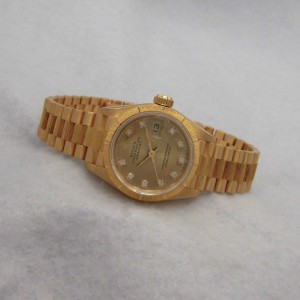 レディース ロレックス 69278G 18kyg 10P Diamonds Bark Bezel&blacelet