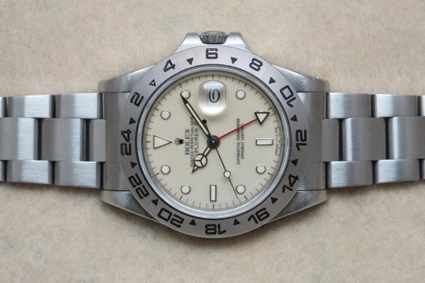 ロレックス EXPLORERⅡ Ref-16550 IVORY CENTER SPLIT DIAL（RD-136／1984年)の詳細写真4枚目