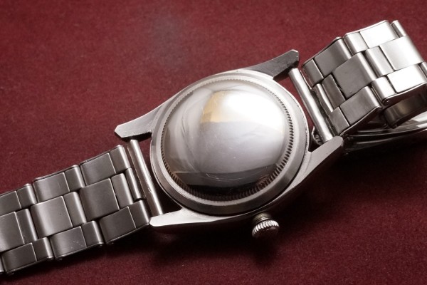 ロレックス バブルバック Ref.5018 Center Honeycomb Dial Bombay Case（RO-303／1949年)の詳細写真6枚目