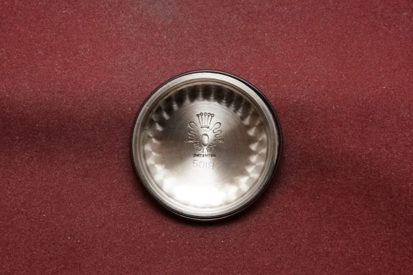 ロレックス バブルバック Ref.5018 Center Honeycomb Dial Bombay Case（RO-303／1949年)の詳細写真9枚目