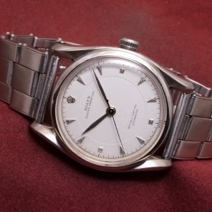 ロレックス バブルバック Ref.5018 Center Honeycomb Dial Bombay Case