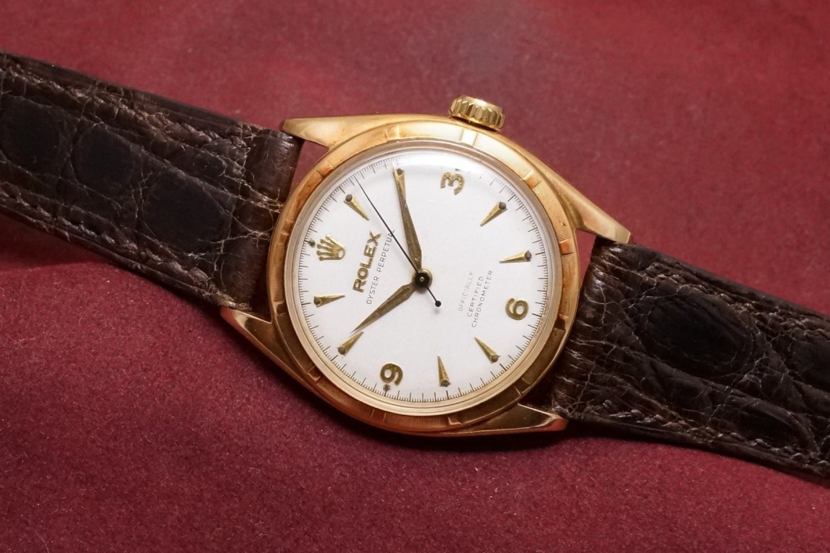 ロレックス SEMI-バブルバック Ref-6085 EXPLORER Design Dial(ロレックスRO-304/1952年)