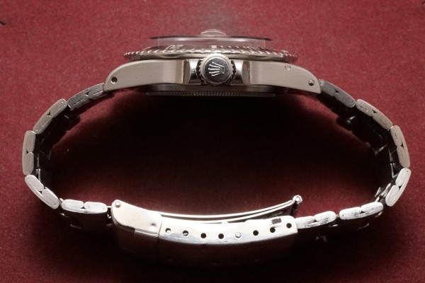 ロレックス  赤サブマリーナ Ref-1680 Mark-3 Brown Dial（RS-03／1970年)の詳細写真5枚目