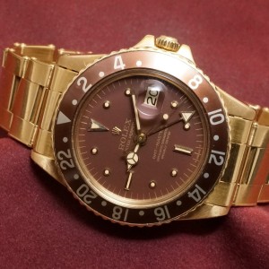 ロレックス GMTマスター Ref-1675/8 Brown Nipple Dial
