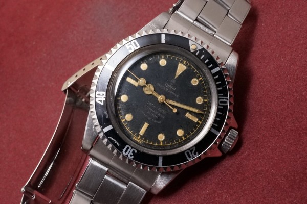 チュードル サブマリーナ Ref-7928 PCG  Gold Chapterring Dial（TS-56／1963年)の詳細写真3枚目