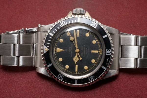 チュードル サブマリーナ Ref-7928 PCG  Gold Chapterring Dial（TS-56／1963年)の詳細写真4枚目