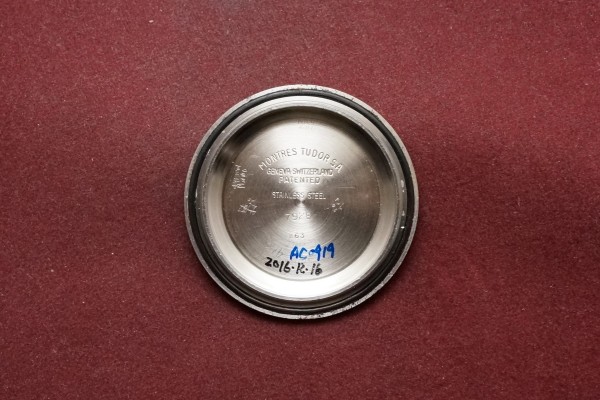 チュードル サブマリーナ Ref-7928 PCG  Gold Chapterring Dial（TS-56／1963年)の詳細写真9枚目