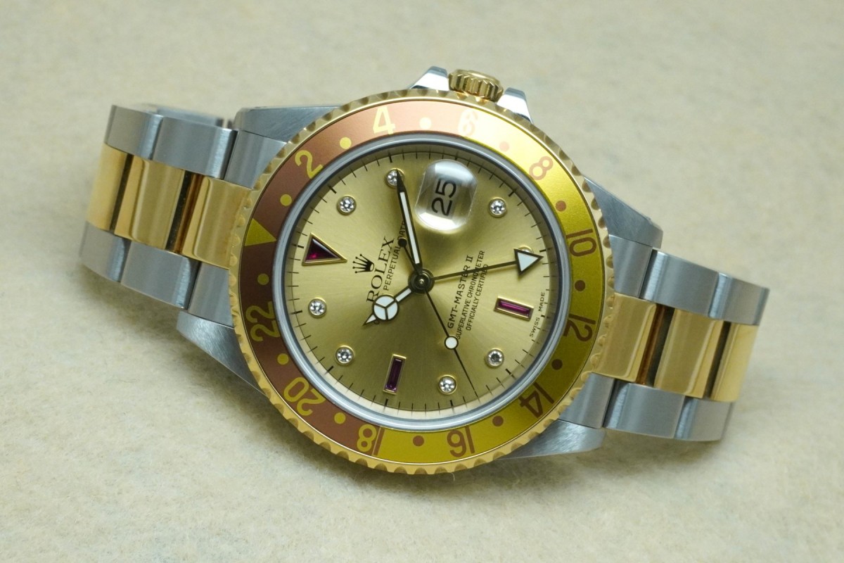 ロレックス GMTマスターⅡ Ref-16713RG Ser-P GUARANTEE&BOX(RD-140/2000年)