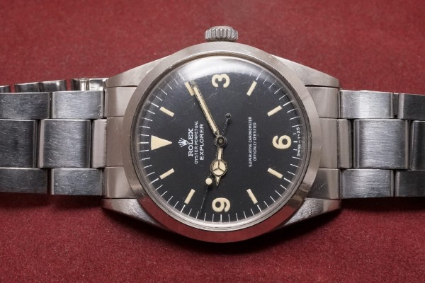 ロレックス EXPLORER Ref-1016 Mark-1 Frog Foot Dial（RS-323／1969年)の詳細写真4枚目