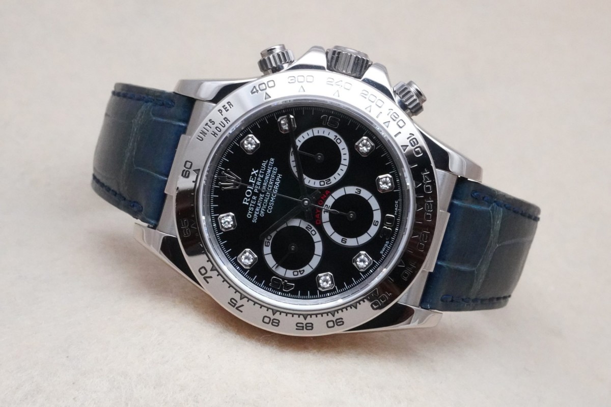 ロレックス デイトナ Ref-16519 Sir-A DIAMOND INDEX BLACKDIAL GUARANTEE & BOX(RD-142/1999年)
