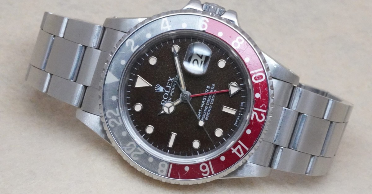 りょうせい3 ロレックス GMTマスターⅡ Ref-16760 FAT-LADY FIRST BROWN DIAL