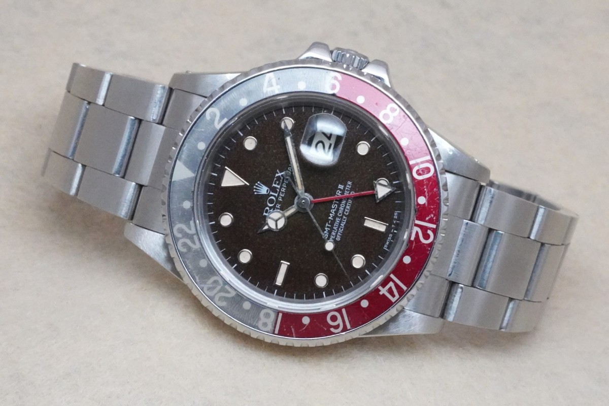 ロレックス GMTマスターⅡ Ref-16760 FAT-LADY FIRST BROWN DIAL(RD-143/1984年)