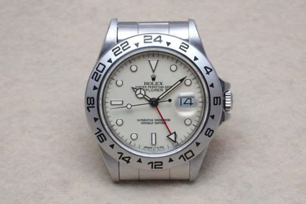 ロレックス EXPLORERⅡ Ref-16550 IVORY CENTER SPLIT DIAL（RD-145／1986年)の詳細写真2枚目