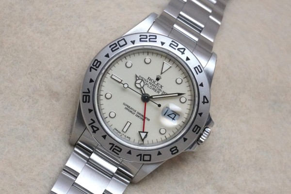 ロレックス EXPLORERⅡ Ref-16550 IVORY CENTER SPLIT DIAL（RD-145／1986年)の詳細写真3枚目