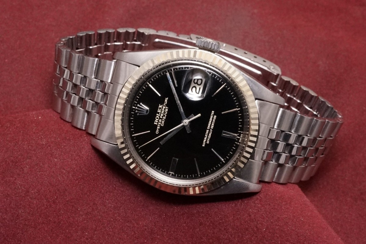 ロレックス DATEJAST Ref-1601 Gilt Glossy Dial Guarantee & Box, etc.(RO-311/1968年)