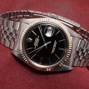 ロレックス DATEJAST Ref-1601 Gilt Glossy Dial Guarantee & Box, etc.