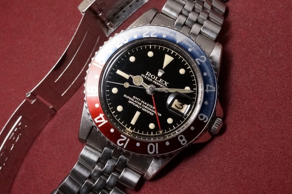 ロレックス GMTマスター Ref-1675 Chapterring Gilt Glossy Dial（RS-105／1960年)の詳細写真3枚目