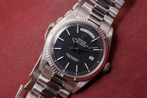 ロレックス デイデイト Ref-1803/9 Black Confetti Dial（RO-312／1974年)の詳細写真3枚目