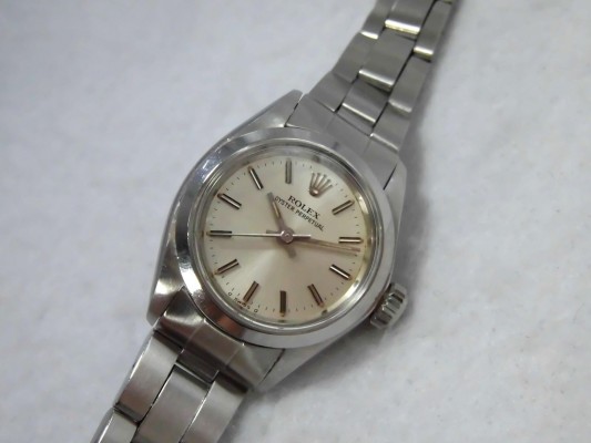 レディース ロレックス SS OYSTER PERPETUAL Ref.6718（LR-82／1977年)の詳細写真6枚目