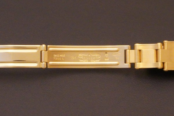 ロレックス 18KYG レディース BRACELET 7204 FF93B（ブレス15／2000年)の詳細写真5枚目