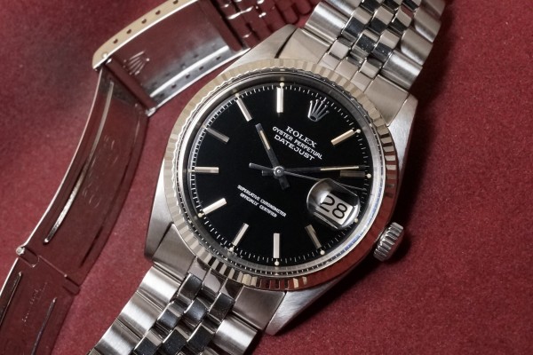 ロレックス デイトジャスト Ref-1601 Black Mirror Dial（RO-313／1971年)の詳細写真3枚目