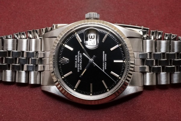 ロレックス デイトジャスト Ref-1601 Black Mirror Dial（RO-313／1971年)の詳細写真4枚目