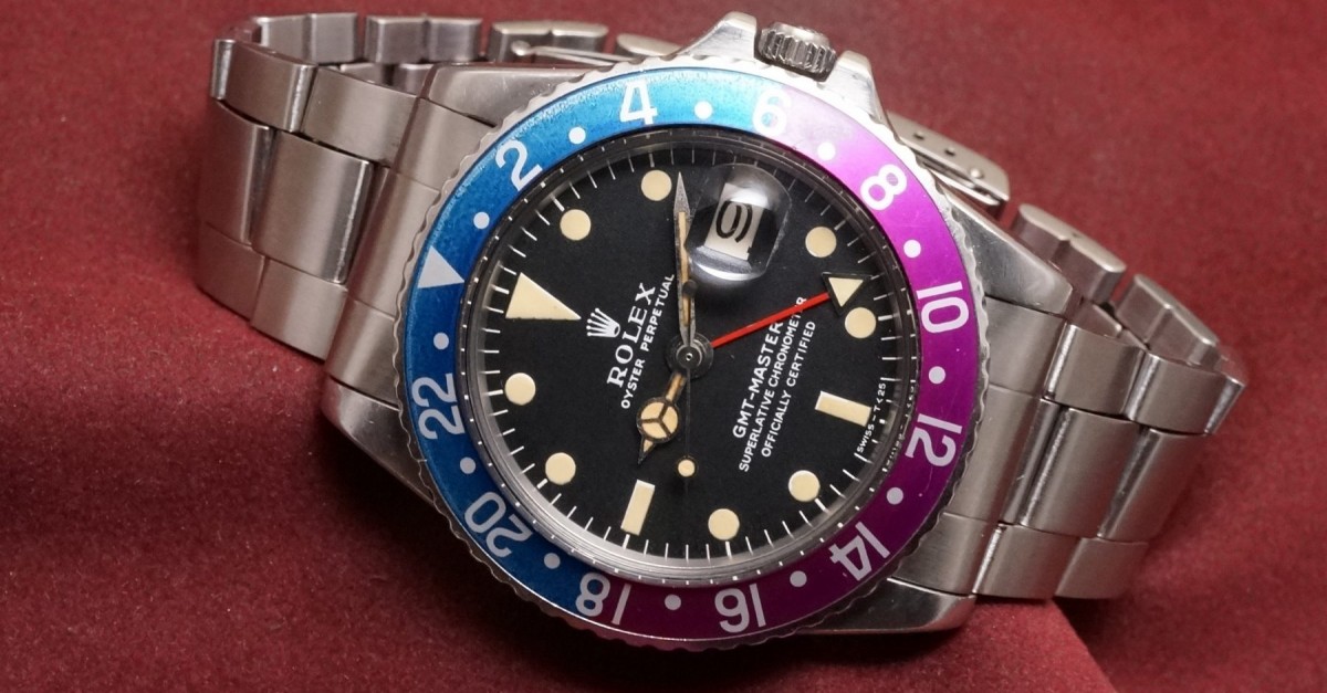 ロレックス GMTマスター Ref-1675 Long-E Fuchsia Bezel（RS-337