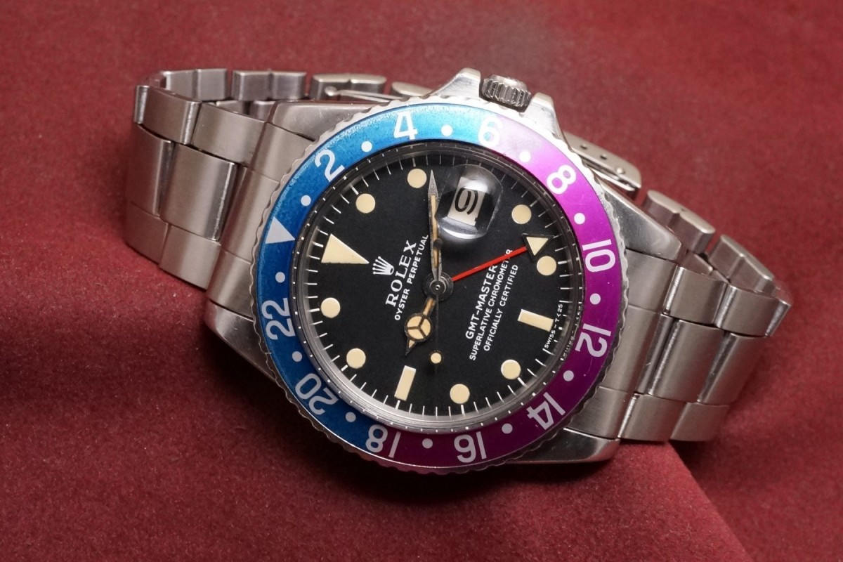 ロレックス GMTマスター Ref-1675 Long-E Fuchsia Bezel(RS-337/1968年)