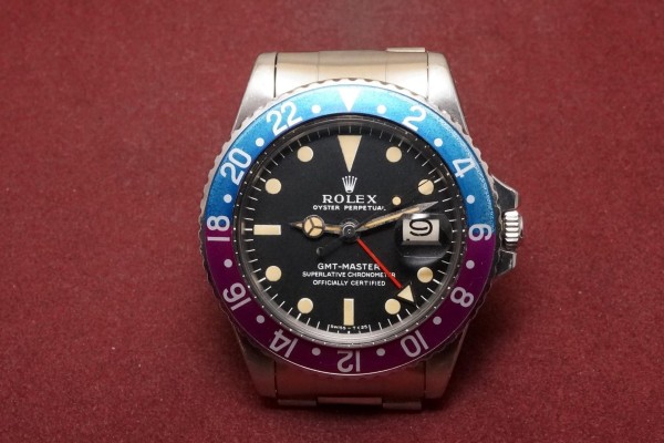 ロレックス GMTマスター Ref-1675 Long-E Fuchsia Bezel（RS-337／1968年)の詳細写真2枚目