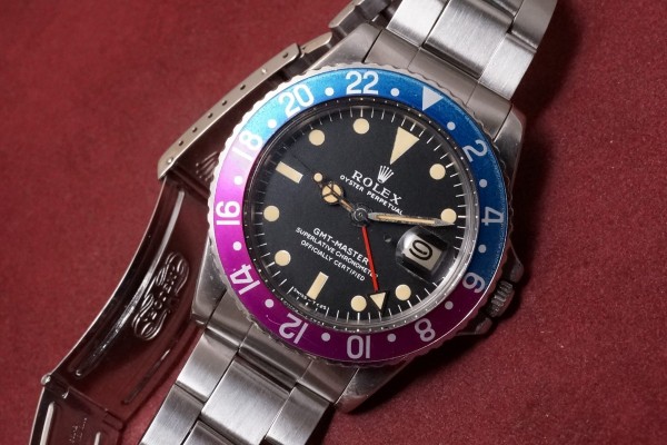 ロレックス GMTマスター Ref-1675 Long-E Fuchsia Bezel（RS-337／1968年)の詳細写真3枚目