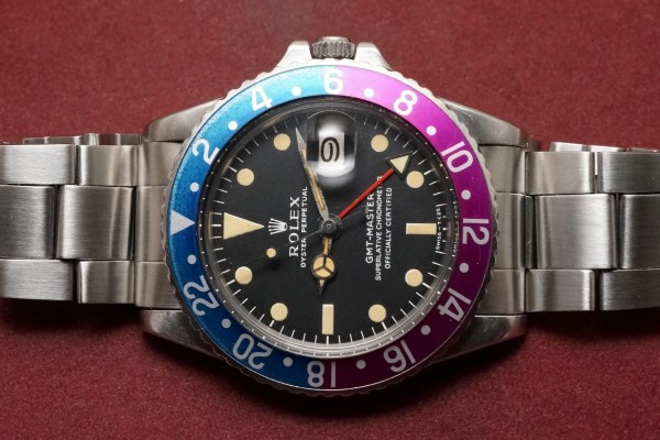 ロレックス GMTマスター Ref-1675 Long-E Fuchsia Bezel（RS-337／1968年)の詳細写真4枚目