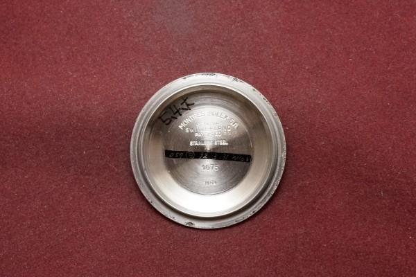 ロレックス GMTマスター Ref-1675 Long-E Fuchsia Bezel（RS-337／1968年)の詳細写真9枚目