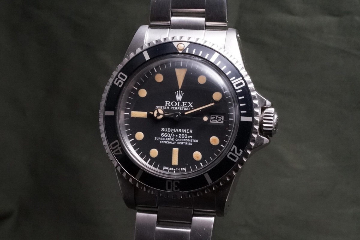 ロレックス サブマリーナ Ref-1680 Mark-1 Pumpkin Dial(RS-342/1977年)